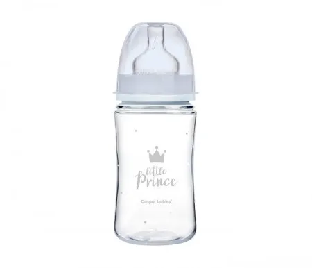 Canpol baby flasica 240ml siroki vrat, pp - royal baby 35/234 blue ( 35/234_blu )