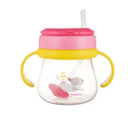 Canpol baby solja sa slamcicom "cat" - 250ml ( 56/520 )