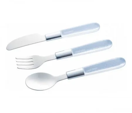 Canpol pribor - metalni set nož, viljuška i kašika 9/477 - white ( 9/477_whi )