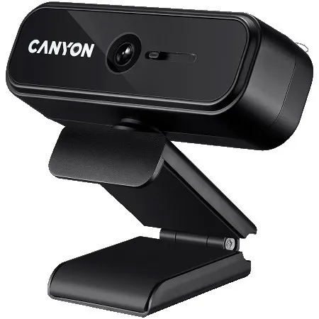 Canyon C2N 1080P full HD 2.0Mega fixed focus webcam with USB2.0 connector, 360 degree rotary view scope, built in MIC, Resolution 1920*1080
