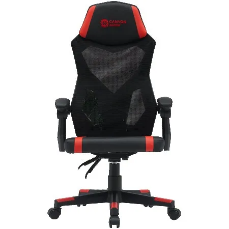 Canyon Flow Mch01 Mesh Black Red Gaming Chair ( CNE-MCH01R )