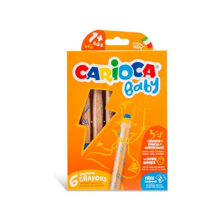 Carioca kreoni u olovci 3 u 1 - Baby 1/6 42817 ( A636 )