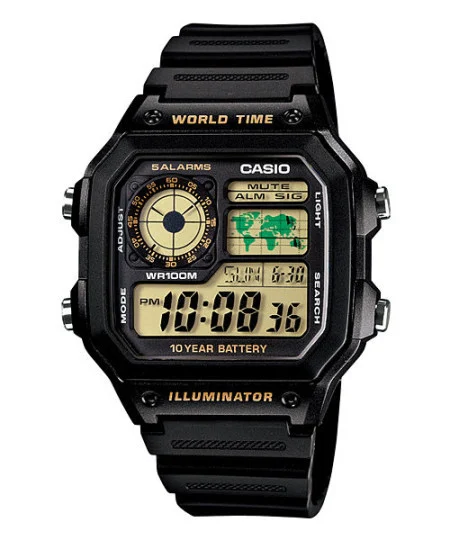 Casio collection muški sat ( AE-1200WH-1B )