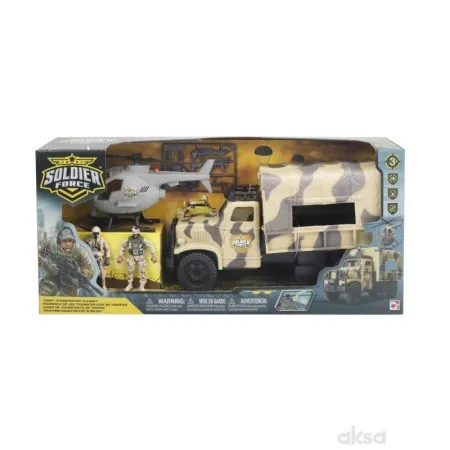 Chap mai soldier force kamion transporter playset ( 545108 )
