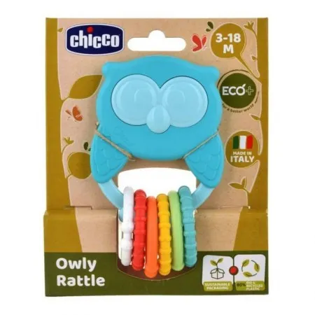 Chicco eco zvečka u obliku sove ( A049314 )