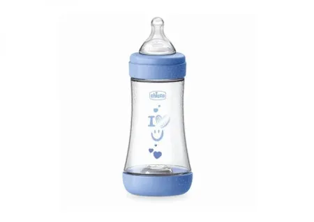 Chicco p5 plastična flašica,240ml,silikon,deč. ( A075868 )
