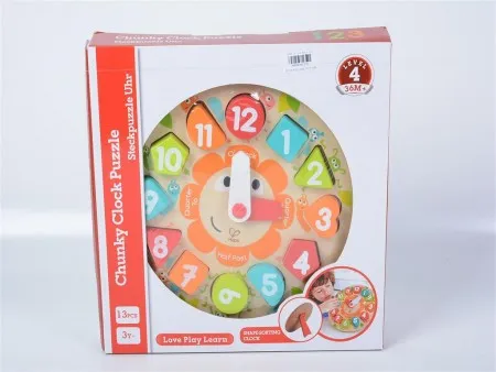Chunky Clock drvene puzzle - sat ( 341275 )