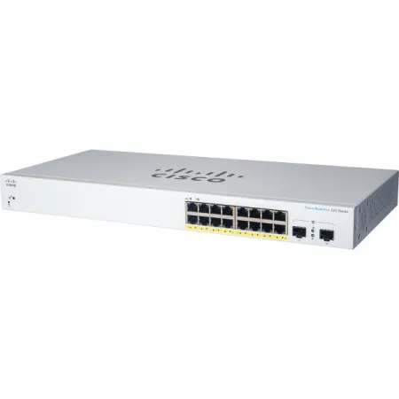 Cisco cbs220-16t-2g-16-port 10/100/1000 switch, 2x sfp ( cs001 )