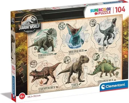 Clementoni puzzle 104 jurassic world ( CL27179 )