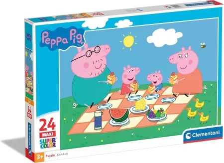 Clementoni puzzle 24 maxi peppa prase ( CL24028 )