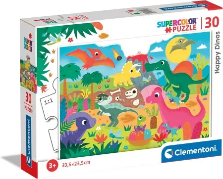 Clementoni puzzle 30 maxi happy dinos ( CL20267 )