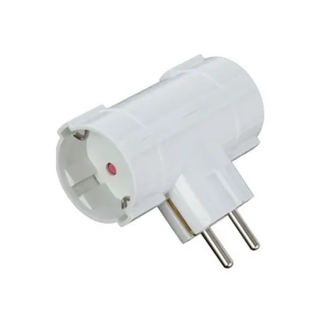 Commel dvostruki t razdelnik 16a 250v beli ( c6338-1 )