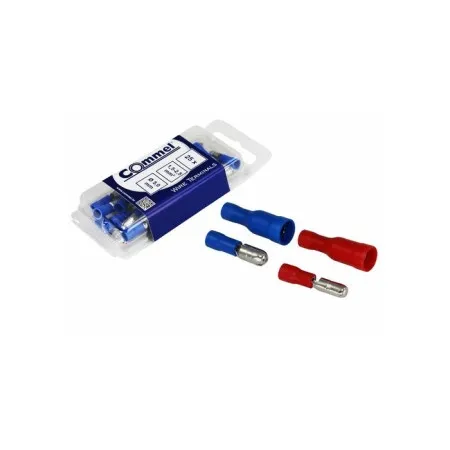 Commel izolovani utikac za zicu 0.5-1.5mm2, 4mm, 25kom ( c365-861 )