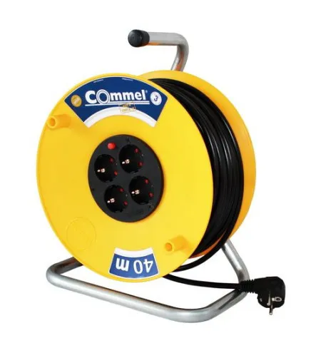 Commel kabl sa motalicom pvc bubanj 280mm monofazna 40m h05vv-f 3g1,5 ( c0956 )