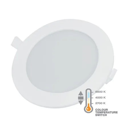 Commel LED panel 12w, okrugli ugradni. cct sklopka ( c337-314 )