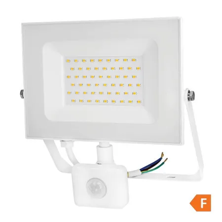 Commel led reflektor senzor 50w 4000k, 4250lm 30kh, beli ( c307-159 )