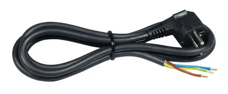 Commel prikljucni kabl 16a 250v 3500w, crni, 2m h05vv-f 3g1,5 ( c0515 )