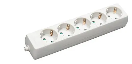 Commel produzni kabl 5 uticnica 16a 250v 3500w 1,4m h05vv-f 3g1 ( c232-501 )