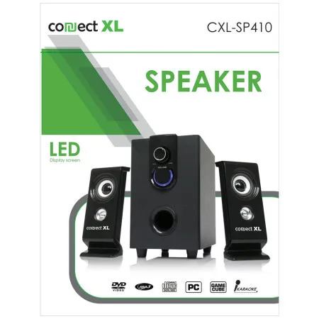 Connect XL zvučnik, set, 2.1, AC 220V, crna boja - CXL-SP410