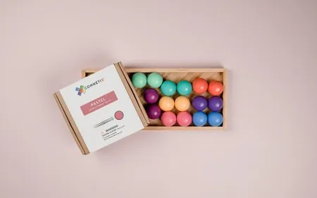 Connetix Set 16 pastelnih kuglica za igru ( SW12133 )