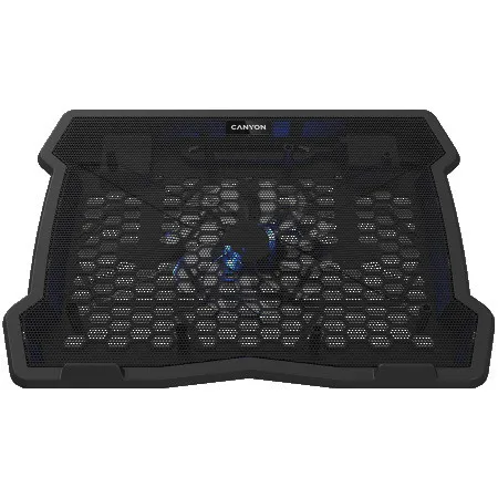Cooling stand single fan with 2x2.0 USB hub, support up to 10"-15.6" laptop, ABS plastic and iron, Fans dimension:125*125*15mm(1pc), DC 5V