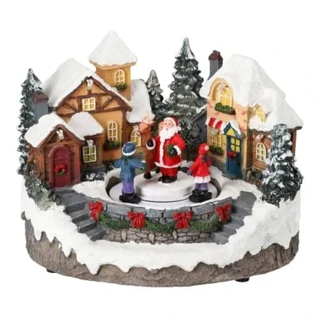 Cozy novogodišnje selo led 20.3 x 15.5 x 15 cm ( 760402 )