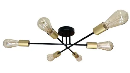 Crespilo Luster Crni 6x40W E27 ( 15013 )