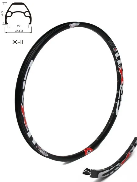 Crosser felga rim 26&quot, x11, 32 rupe, crna, za disk kočnice ( 2000028 )