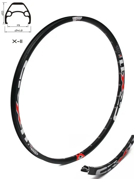 Crosser felga rim 28/29, x11, 32 rupe, crna, za disk kočnice ( 2000030 )
