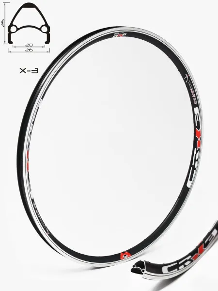 Crosser felga rim 28/29&quot, x3, 36 rupe, v-brake, crna ( 2000021 )