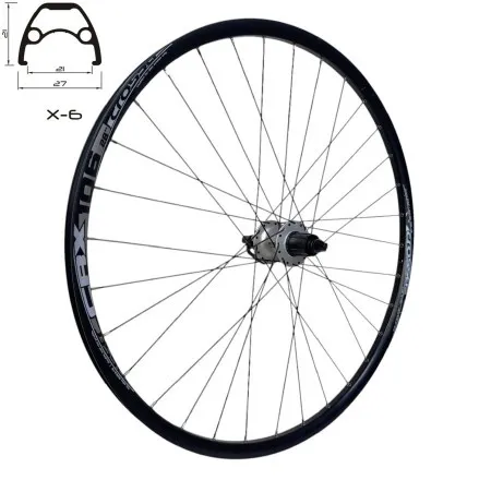 Crosser zadnji točak 28/29" x-6 ,shimano glava 6b ( 3000283 )