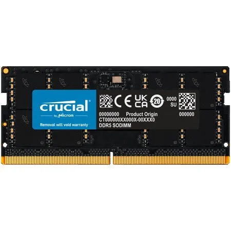 Crucial 32gb ddr5-4800 sodimm cl40 (16GBit) ( CT32G48C40S5 )