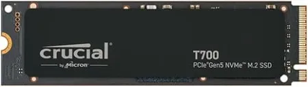 Crucial t700 1tb pcie gen5 nvme m.2 ct1000t700ssd3 SSD