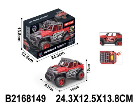 Crveni džip sa zvukom ( 814902K )