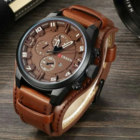 Curren 8225 brown muški sat sa kožnom narukvicom