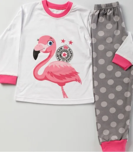 Dečija pidžama partizan flamingo 2-6 ( 3090 )