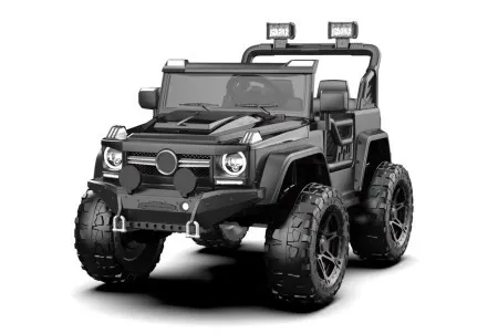 Dečiji 4x4 terenac na akumulator 2200 crni