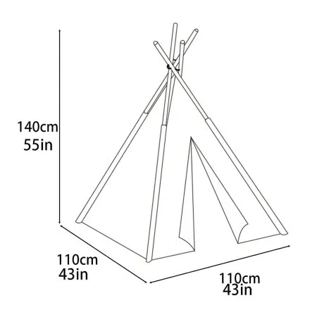 Dečiji šator za igru Skandi tipi ( KLK-4613 )