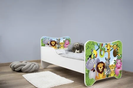 Dečiji krevet 140x70 cm happy kitty MADAGASCAR ( 7542 )
