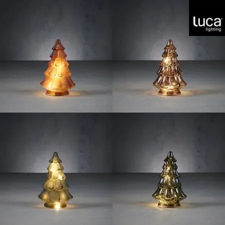 Dekordom 1178022 - edl novogodišnja dekoracija - led tree 17cm ( 044563 )