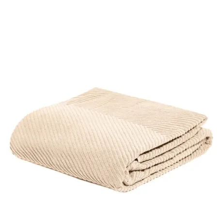 Dekordom Frotir prekrivač zig zag grande 200x210 - almond 24 ( 024679 )