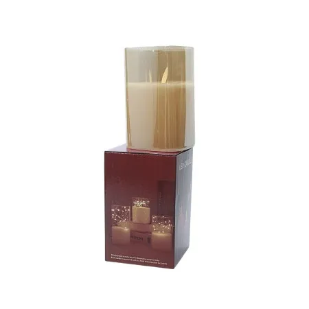 Dekordom Led candle cubo - 13cm - gold - n53 ( 025064 )