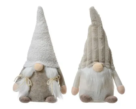 Dekordom novogodišnja dekoracija - gnome 29cm 531441 - beige/colors - kmg ( 043366 )