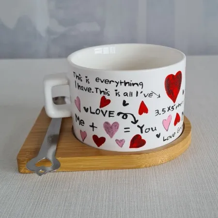 Dekordom Šolja cylinder hearts c6 - n02 ( 022625 )
