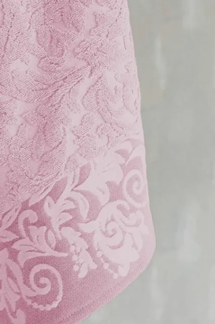 Dekordom peškir floral 70x140 - pudra ( 021692 )