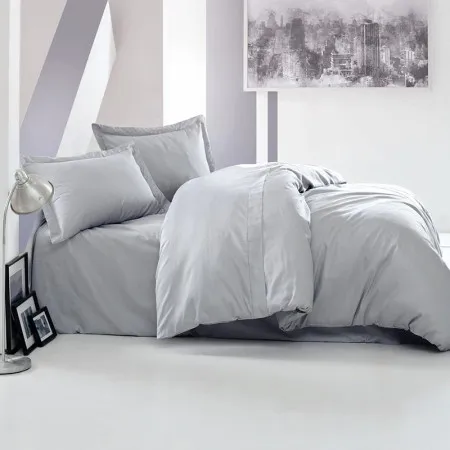 Dekordom posteljina cb elegant saten single - gri ( 037328 )