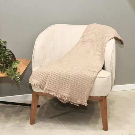Dekordom Prekrivač soft vafel 160x220 - beige ( 024554 )