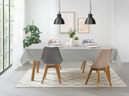 Dekordom stolnjak mistral sogo 140x140 - light grey ( 024084 )