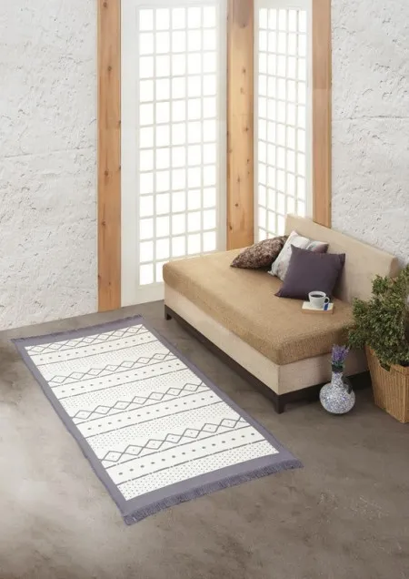 Dekordom tepih estrella 80x200 2119-a - autunno lineo blue ( 023749 )