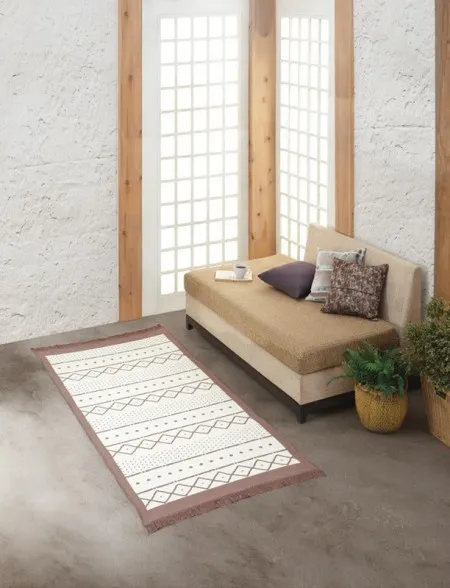 Dekordom tepih estrella 80x200 2119-b - autunno lineo brown ( 023750 )